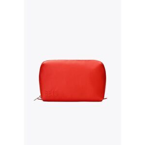 NWT BEIS The Medium Cosmetic Pouch in Flame Orange